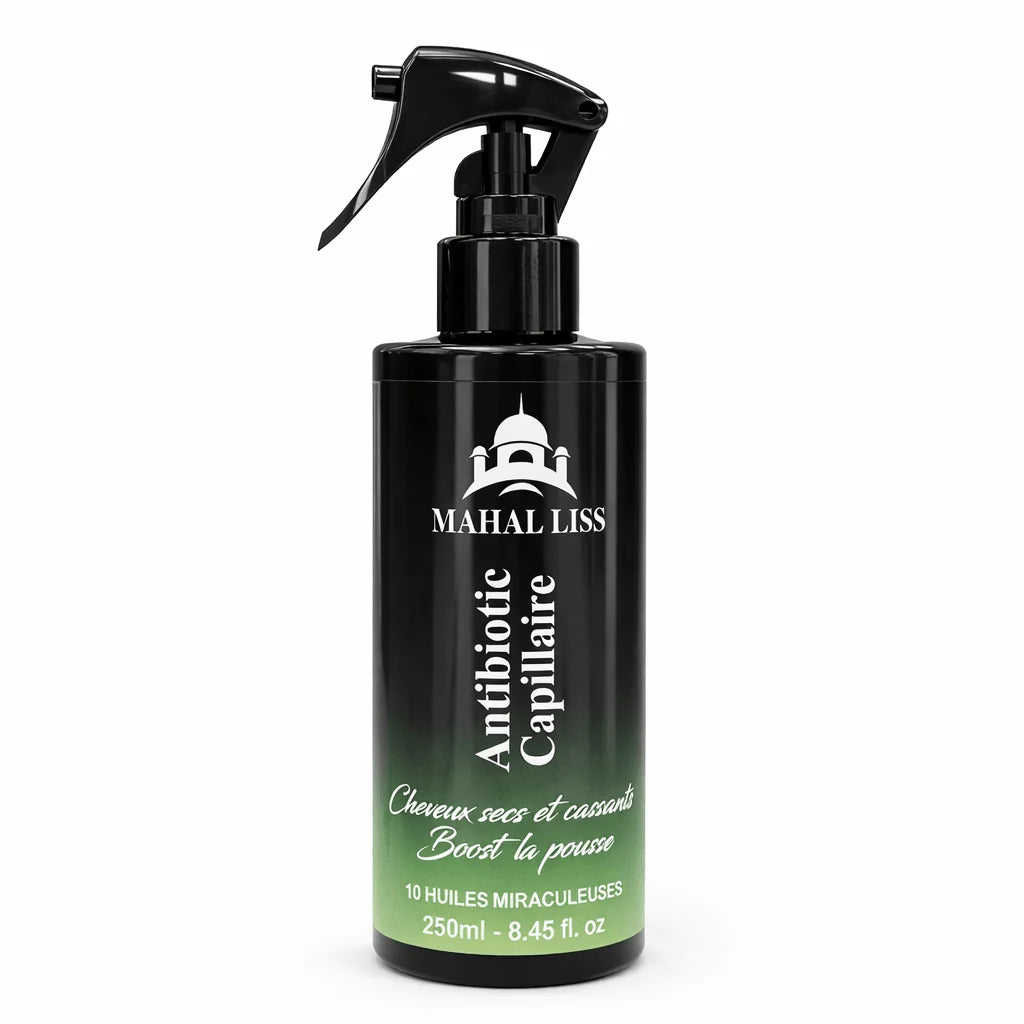 ANTIBIOTIC CAPILLAIRE MAHAL LISS – SOIN RÉPARATEUR PROFESSIONNEL & ACTIVATEUR DE POUSSE